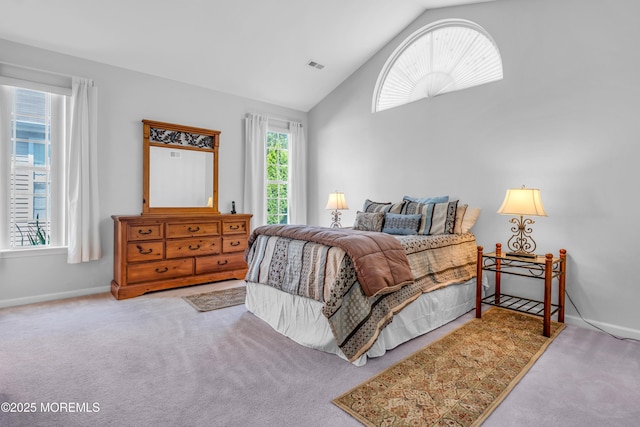 252 Enclave Blvd, Lakewood, NJ 08701 - bedroom featuring carpet floors and high vaulted ceiling