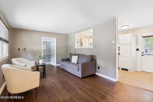 6 Redwood Rd, Howell, NJ 07731 - living area with dark wood-style flooring
