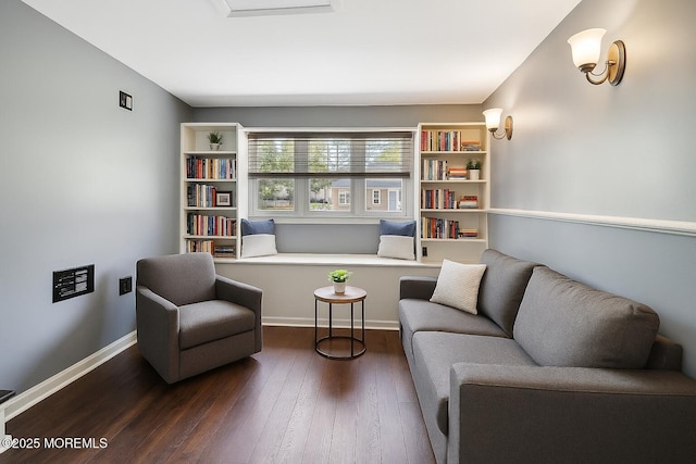 6 Redwood Rd, Howell, NJ 07731 - living area with hardwood / wood-style flooring and baseboards