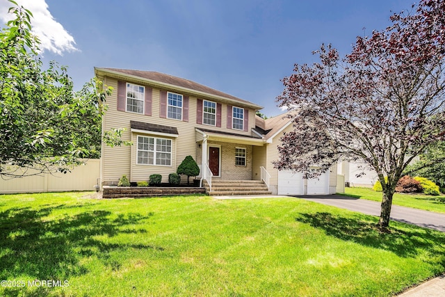86 Lorelei Dr, Howell, NJ 07731 - view of front of house featuring asphalt driveway and a garage
