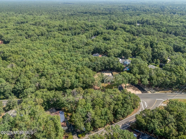 215 Parkertown Dr, Little Egg Harbor, NJ 08087 - aerial view of property and surrounding area with a heavily wooded area