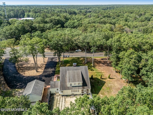 215 Parkertown Dr, Little Egg Harbor, NJ 08087 - view of subject property with a forest