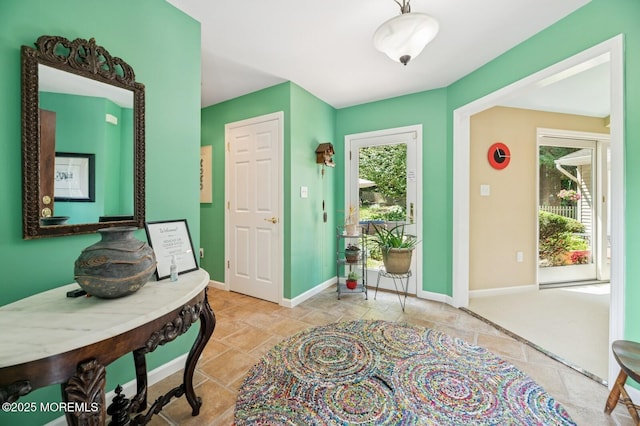 2 Derby Ln, East Brunswick, NJ 08816 - entrance foyer featuring baseboards and stone finish flooring