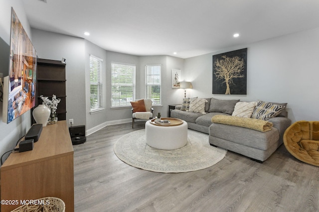 165 Tulip Ln, Freehold, NJ 07728 - living area with wood finished floors and recessed lighting