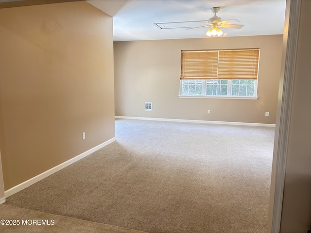 30 Gristmill Rd, Howell, NJ 07731 - spare room with carpet flooring and a ceiling fan