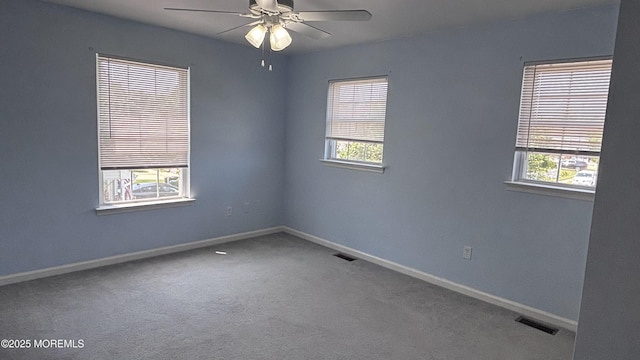 30 Gristmill Rd, Howell, NJ 07731 - carpeted empty room with ceiling fan and baseboards