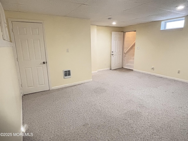30 Gristmill Rd, Howell, NJ 07731 - below grade area featuring heating unit and carpet flooring