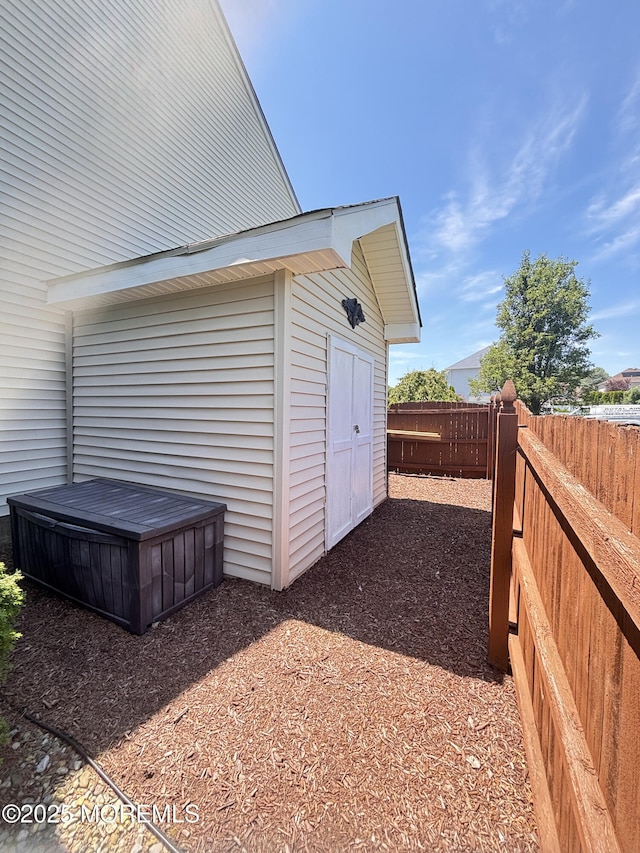 30 Gristmill Rd, Howell, NJ 07731 - view of outdoor structure featuring a fenced backyard