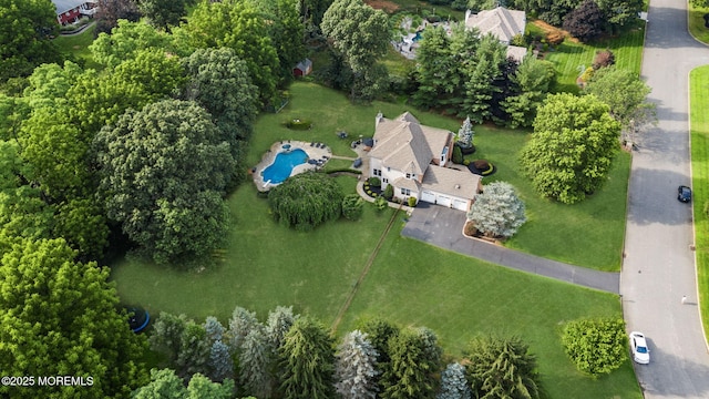 8 Shadowbrook Dr, Colts Neck, NJ 07722 - drone / aerial view of a pool