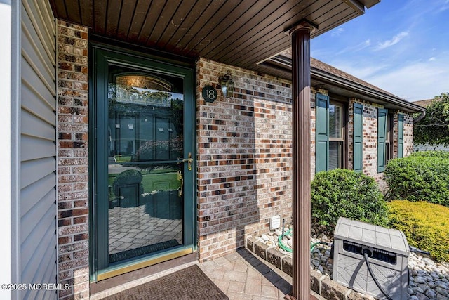18 Laurel Crest Dr, Howell, NJ 07731 - property entrance with brick siding
