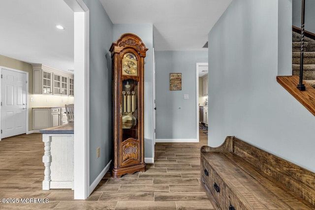 18 Laurel Crest Dr, Howell, NJ 07731 - foyer featuring light wood finished floors, stairs, and recessed lighting