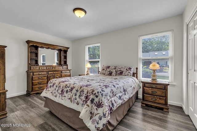 18 Laurel Crest Dr, Howell, NJ 07731 - bedroom featuring dark wood-style flooring and baseboards