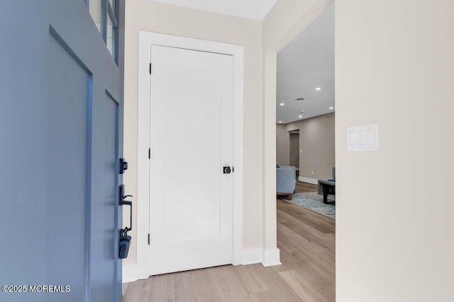 6 Fairfield Rd, Toms River, NJ 08757 - foyer with light wood-type flooring and recessed lighting