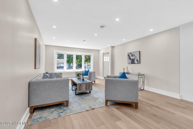 6 Fairfield Rd, Toms River, NJ 08757 - living area with light wood-type flooring and recessed lighting