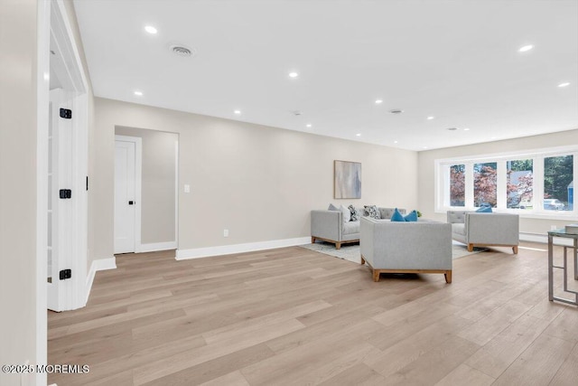 6 Fairfield Rd, Toms River, NJ 08757 - living room with light wood-type flooring and recessed lighting