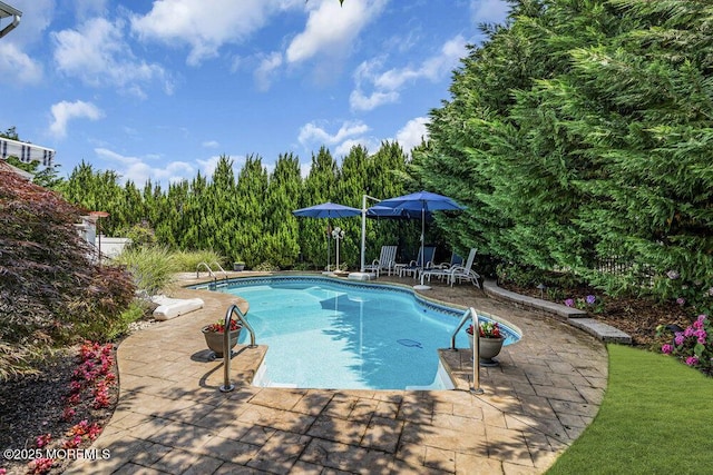 32 Tilton Rd, Brick, NJ 08723 - swimming pool featuring a patio area