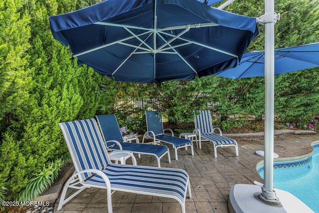 32 Tilton Rd, Brick, NJ 08723 - view of patio featuring an outdoor pool