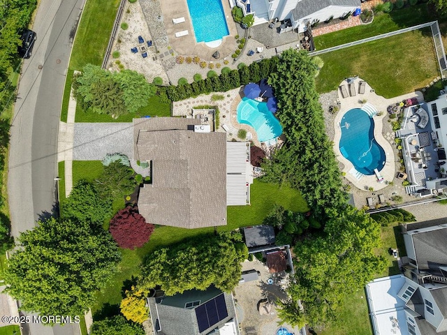32 Tilton Rd, Brick, NJ 08723 - drone / aerial view of a pool area