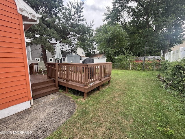 70 Bray Ave, North Middletown, NJ 07748 - view of yard with a deck