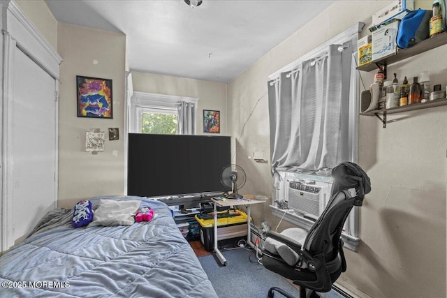 1015 Mattison Ave, Asbury Park, NJ 07712 - bedroom with cooling unit and carpet flooring