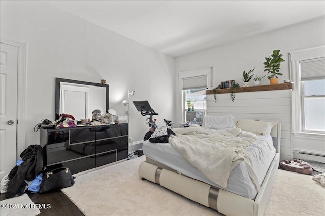 1015 Mattison Ave, Asbury Park, NJ 07712 - bedroom with multiple windows and baseboard heating
