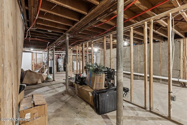 1015 Mattison Ave, Asbury Park, NJ 07712 - unfinished below grade area featuring water heater