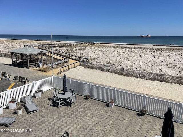 2400 Ocean Front, Lavallette, NJ 08735 - water view with local beach