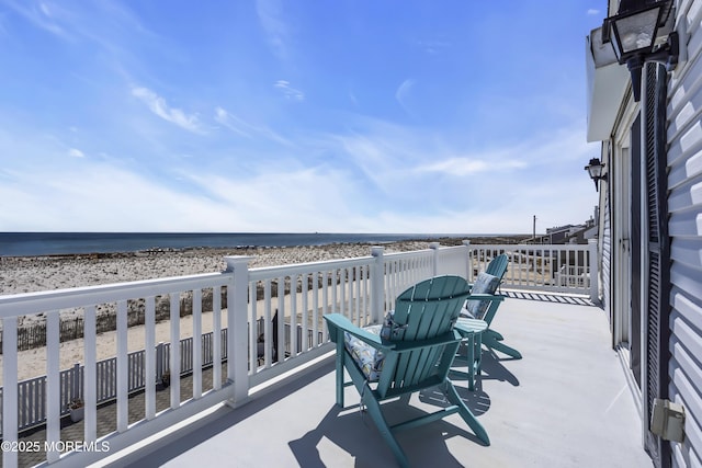 2400 Ocean Front, Lavallette, NJ 08735 - balcony featuring view of water and beach
