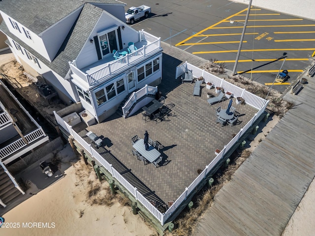 2400 Ocean Front, Lavallette, NJ 08735 - aerial view of property and surrounding area