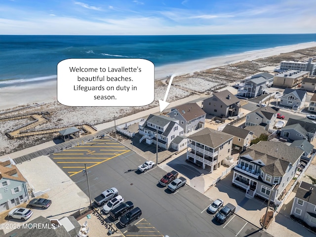 2400 Ocean Front, Lavallette, NJ 08735 - bird's eye view of expansive beach
