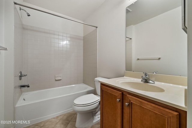 14 Barton Creek Rd, Jackson, NJ 08527 - bathroom with vanity, tile patterned flooring, and washtub / shower combination