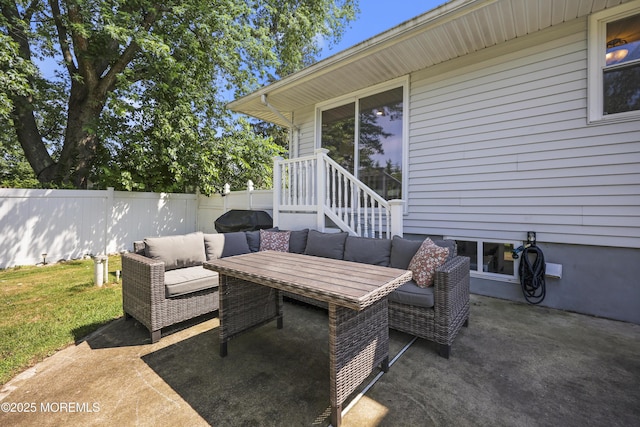 41 Alan Ter, Howell, NJ 07731 - view of patio / terrace with outdoor lounge area