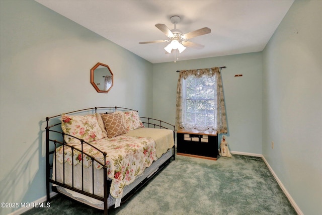 6 Thatcher Ct, Jackson, NJ 08527 - bedroom with carpet flooring and a ceiling fan