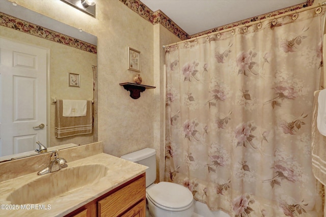 6 Thatcher Ct, Jackson, NJ 08527 - bathroom with vanity and a shower with shower curtain