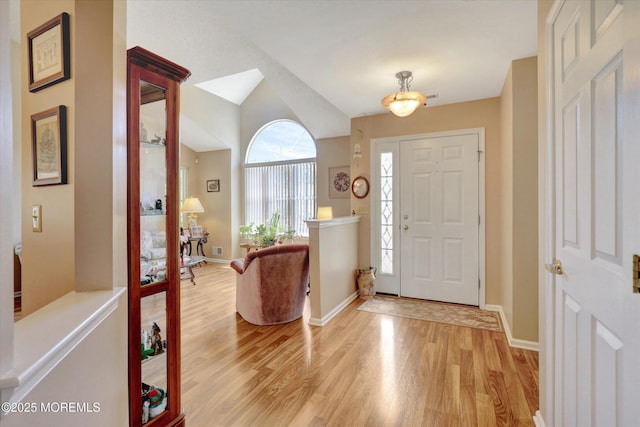6 Thatcher Ct, Jackson, NJ 08527 - foyer featuring light wood-style floors and lofted ceiling