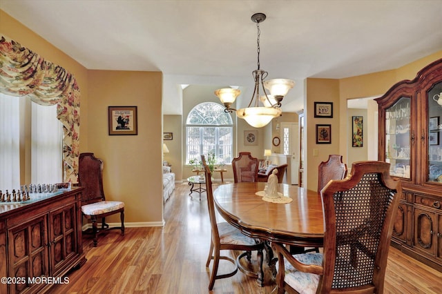 6 Thatcher Ct, Jackson, NJ 08527 - dining room with a chandelier and light wood-type flooring