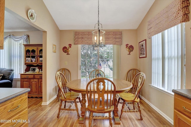 6 Thatcher Ct, Jackson, NJ 08527 - dining room with light wood-style flooring and a chandelier