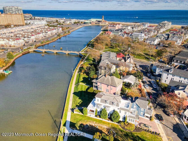 63 Asbury Ave, Ocean Grove, NJ 07756 - aerial view of property's location with a large body of water