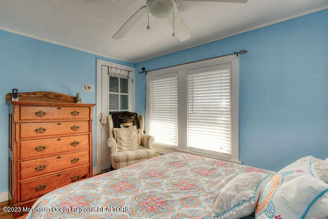 63 Asbury Ave, Ocean Grove, NJ 07756 - bedroom featuring a ceiling fan