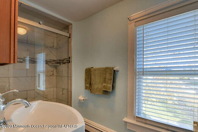 63 Asbury Ave, Ocean Grove, NJ 07756 - full bath featuring tiled shower