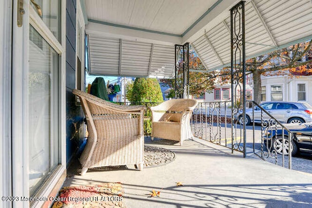 63 Asbury Ave, Ocean Grove, NJ 07756 - sunroom / solarium with vaulted ceiling