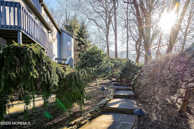 7 Jayhawk Way, Holmdel, NJ 07733 - view of yard featuring stairway