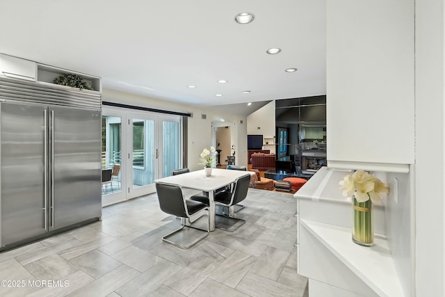 7 Jayhawk Way, Holmdel, NJ 07733 - dining area featuring recessed lighting and french doors