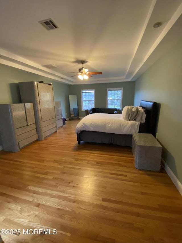7 Erte Pl, Marlboro, NJ 07746 - bedroom featuring light wood finished floors and ceiling fan