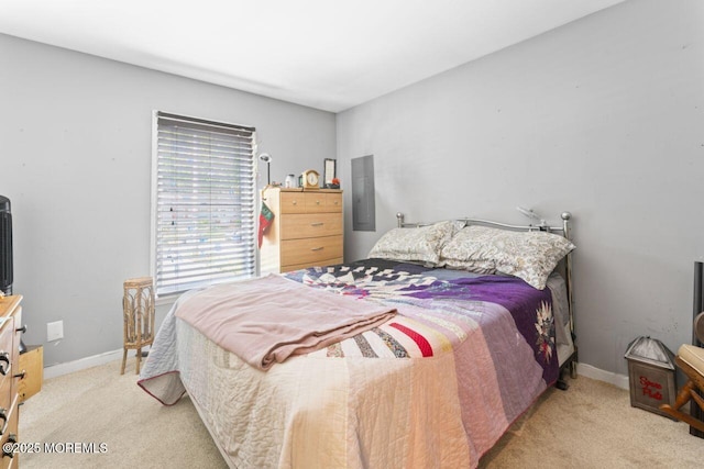 45 Letts Landing Rd, Waretown, NJ 08758 - carpeted bedroom with electric panel and baseboards