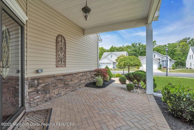 25 Merion Ln, Jackson, NJ 08527 - view of patio / terrace with a residential view