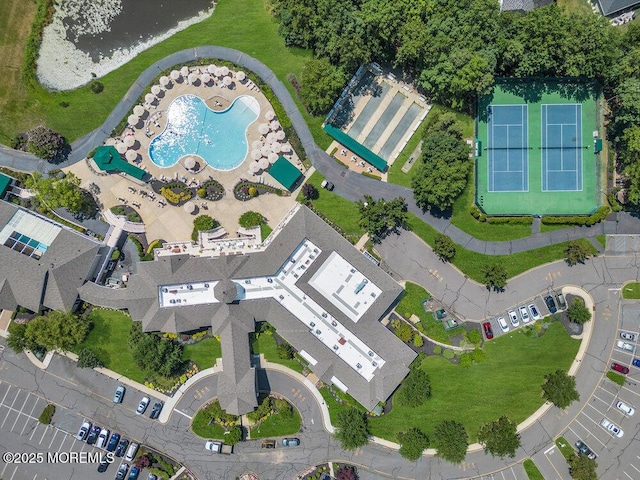 25 Merion Ln, Jackson, NJ 08527 - aerial overview of property's location with a pool