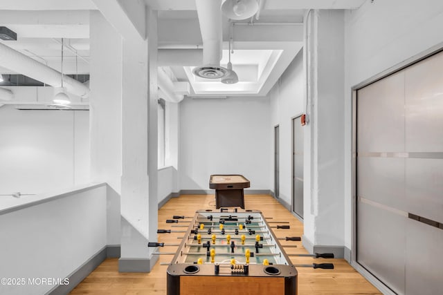50 Dey St Unit 434, Jersey City, NJ 07306 - hall with light wood-type flooring