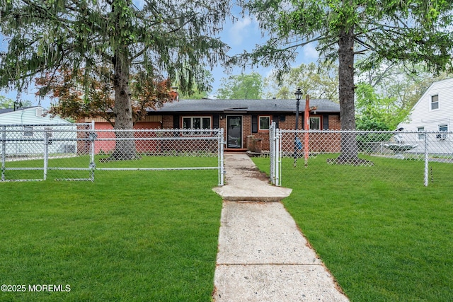 215 Sunset Ln, Howell, NJ 07731 - view of front of home with brick siding and roof with shingles