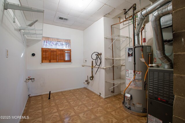 2152 Dover Pines Ave, Toms River, NJ 08755 - utility room with gas water heater